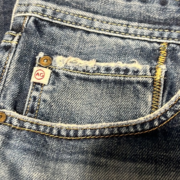 🔥🔥 AG ADRIANO GOLDSCHMIED “Matchbox”Slim Straight Jeans - 34x32 - EXCELLENT - Picture 5 of 13